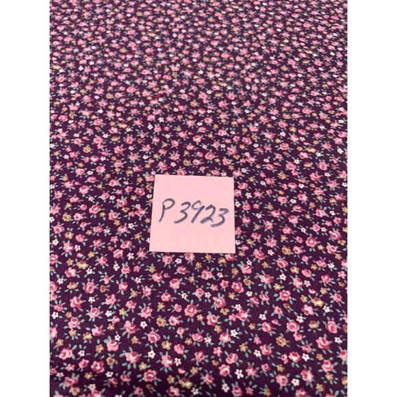 Vintage Floral Cotton Fabric 3/4 Yard by 54" Wide Sewing Quilting - Picture 5 of 5